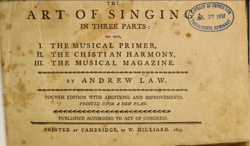 Title page for The Art of Singing