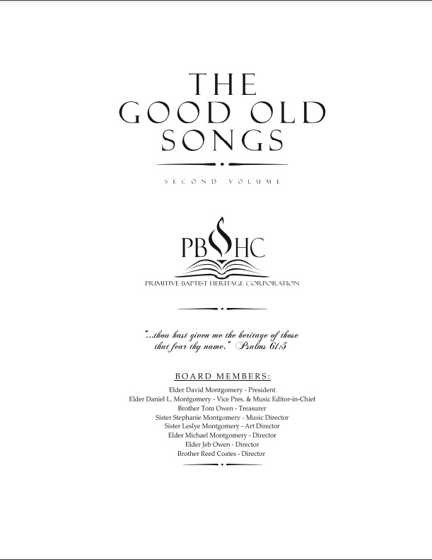 The Good Old Songs