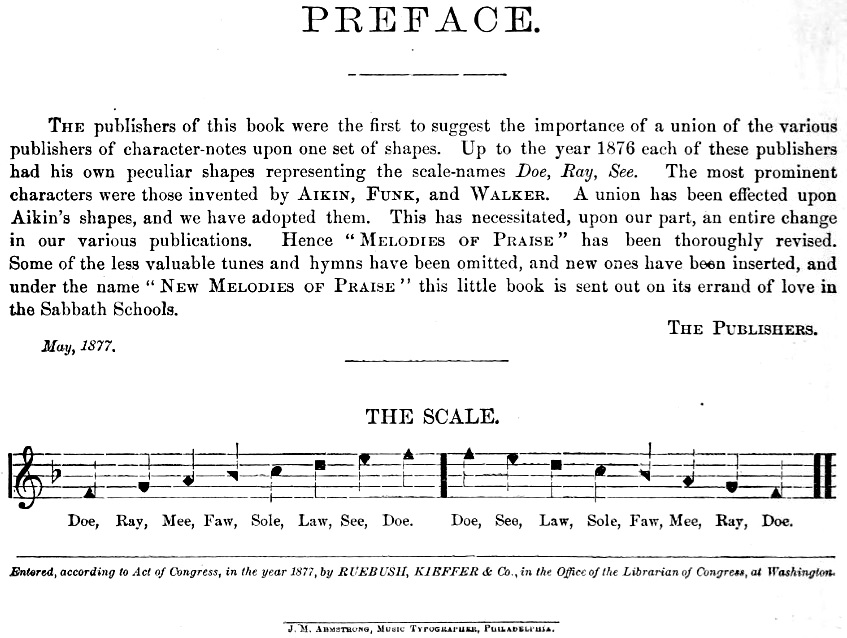 Preface to <I>New Melodies of Praise</I>