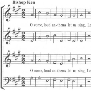 Tune Old Hundred from <I>The Christian Harmony, 2010 Edition</I>